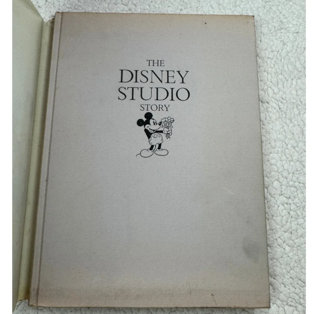 The Disney Studio Story Hardcover Book Richard Holliss Brian‎ Sibley 1988 ISBN